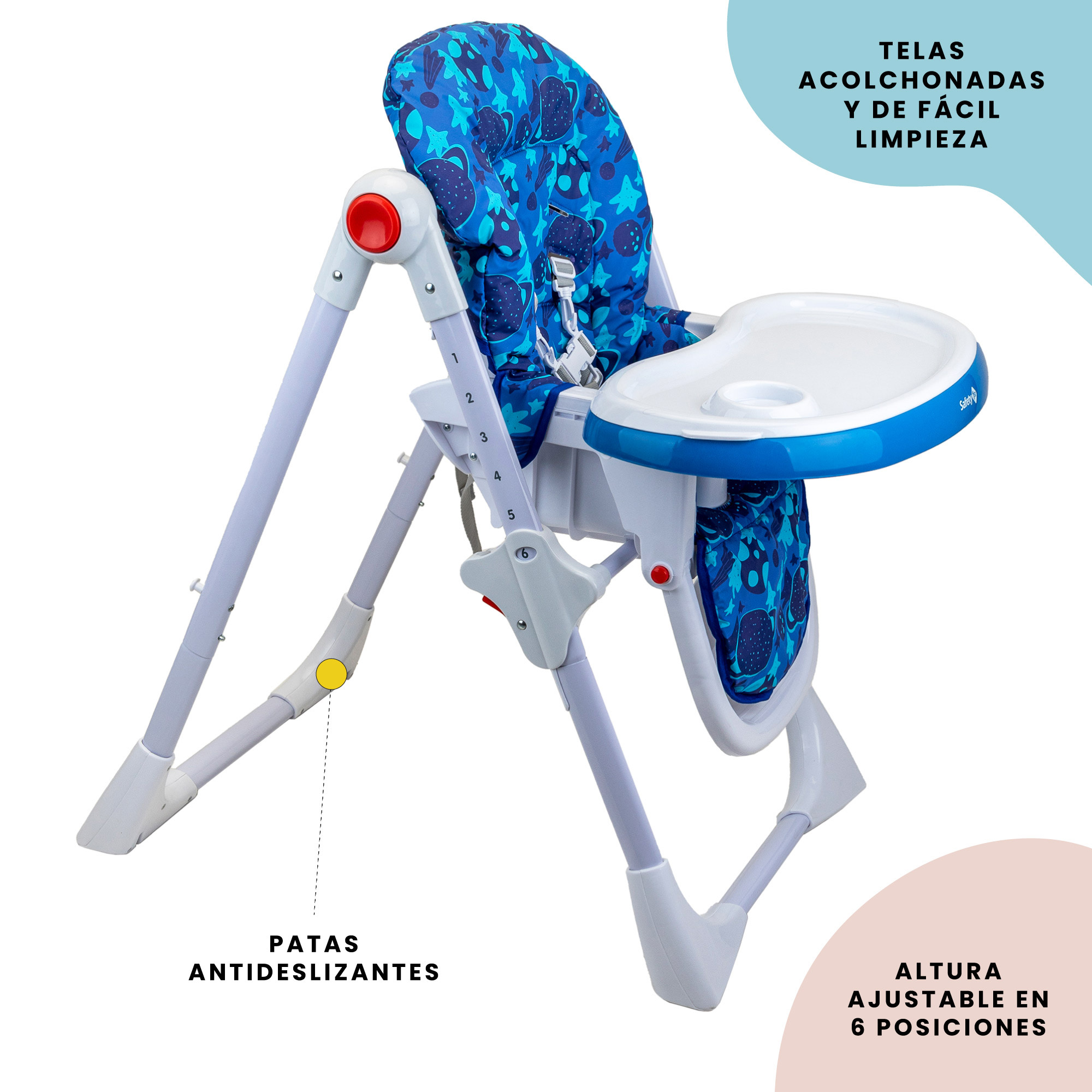 Foto 4 pulgar | Safety 1st Silla Alta Para Bebé Appetito Sky