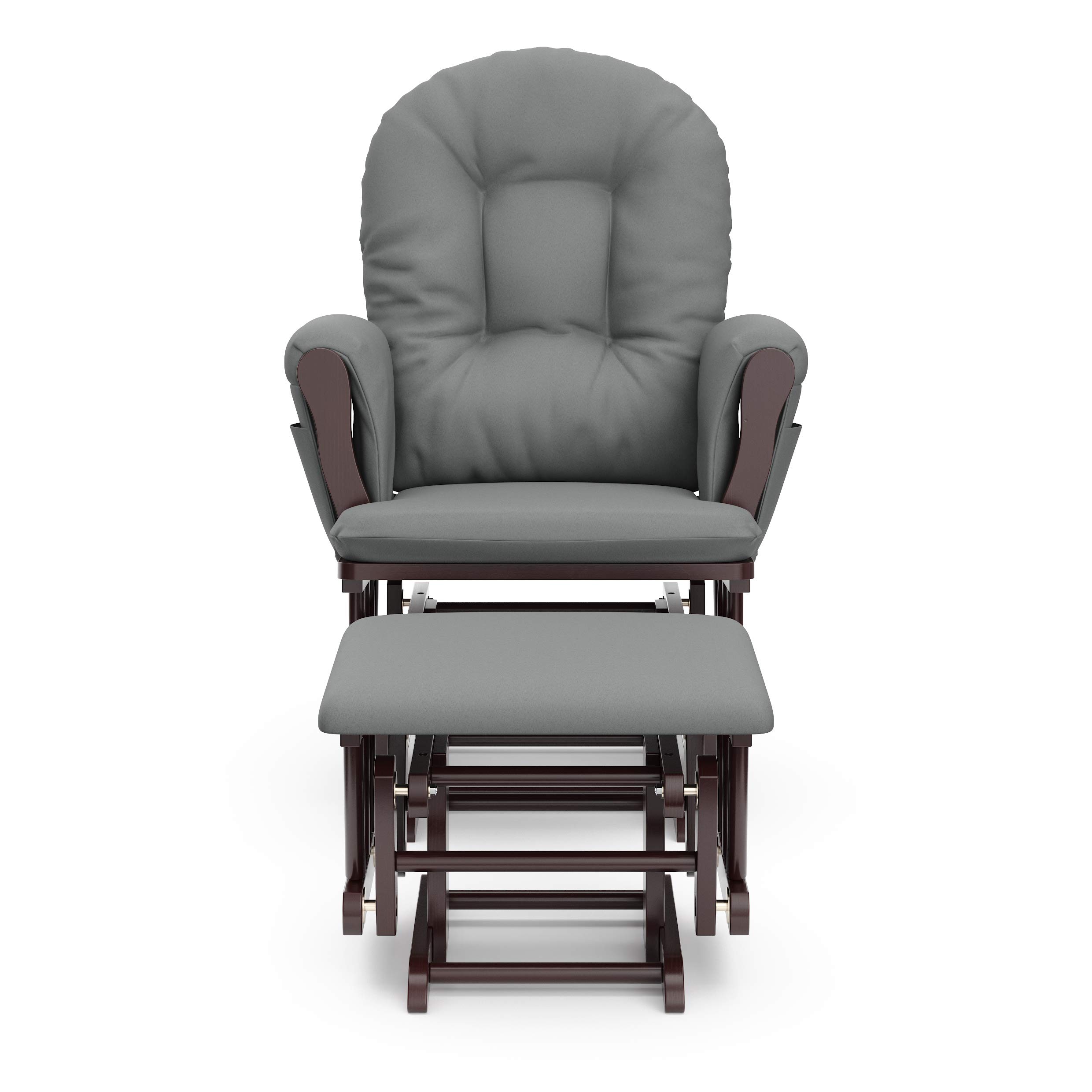 Foto 3 pulgar | Glider And Ottoman Storkcraft Premium Hoop Espresso/grey - Venta Internacional.