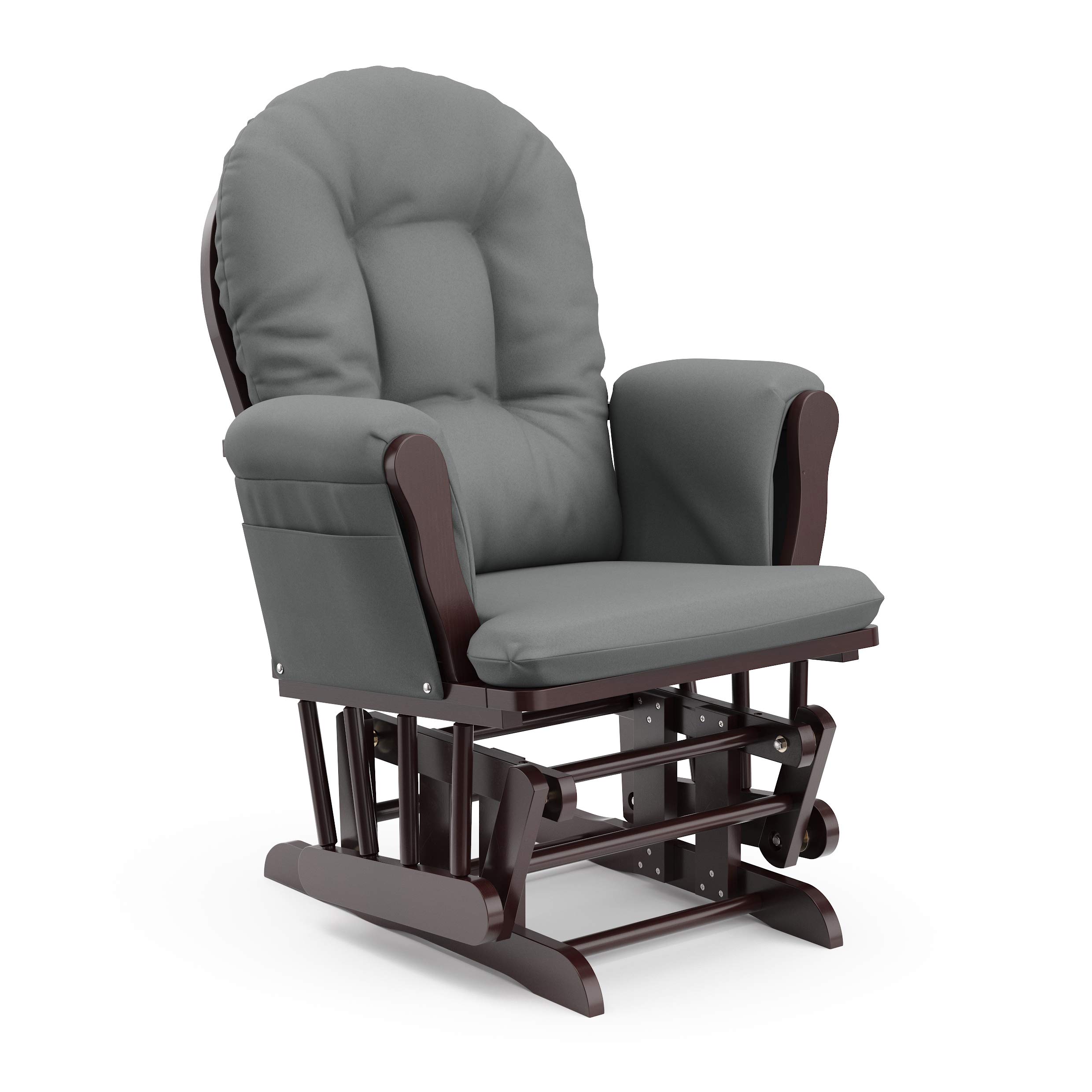Foto 6 pulgar | Glider And Ottoman Storkcraft Premium Hoop Espresso/grey - Venta Internacional.