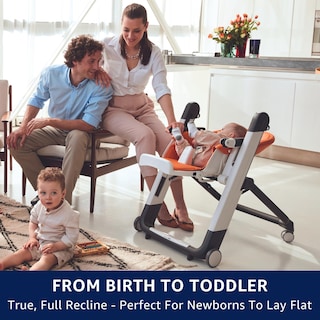Foto 4 | Trona Peg Perego Siesta Grow Con Sillón Reclinable Para Bebés, Color Beige - Venta Internacional.