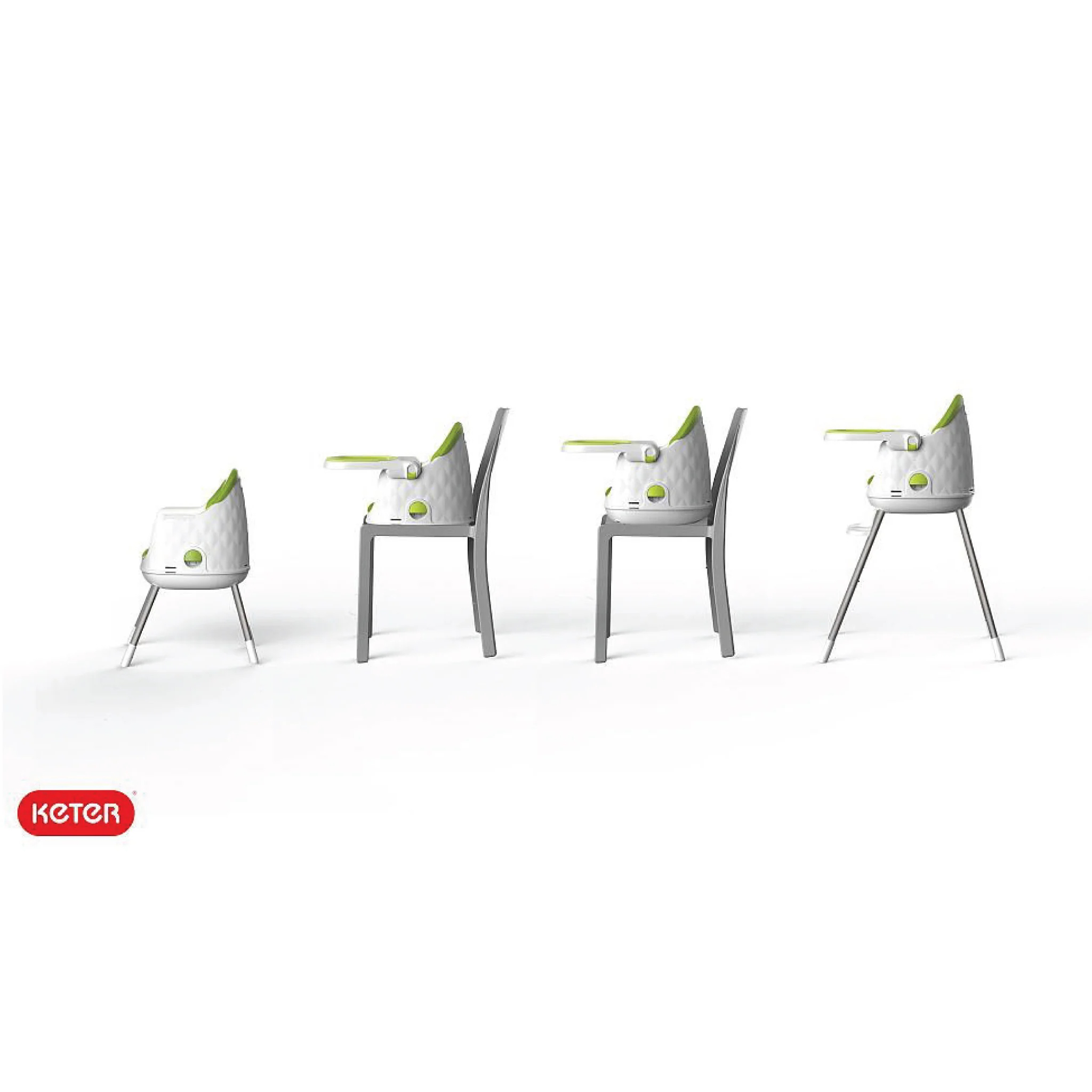 Foto 6 | Silla para comer Keter Verde