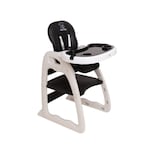 Silla Alta Periquera Negro Convertible A Escritorio (mesa Y Silla) Infantil Peke Baby