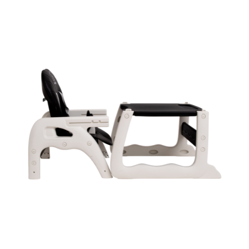 Foto 4 pulgar | Silla Alta Periquera Negro  Convertible A Escritorio (mesa Y Silla) Infantil Peke Baby