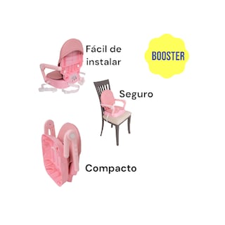 Foto 3 | Silla Periquera Peke Baby Portátil Rosa