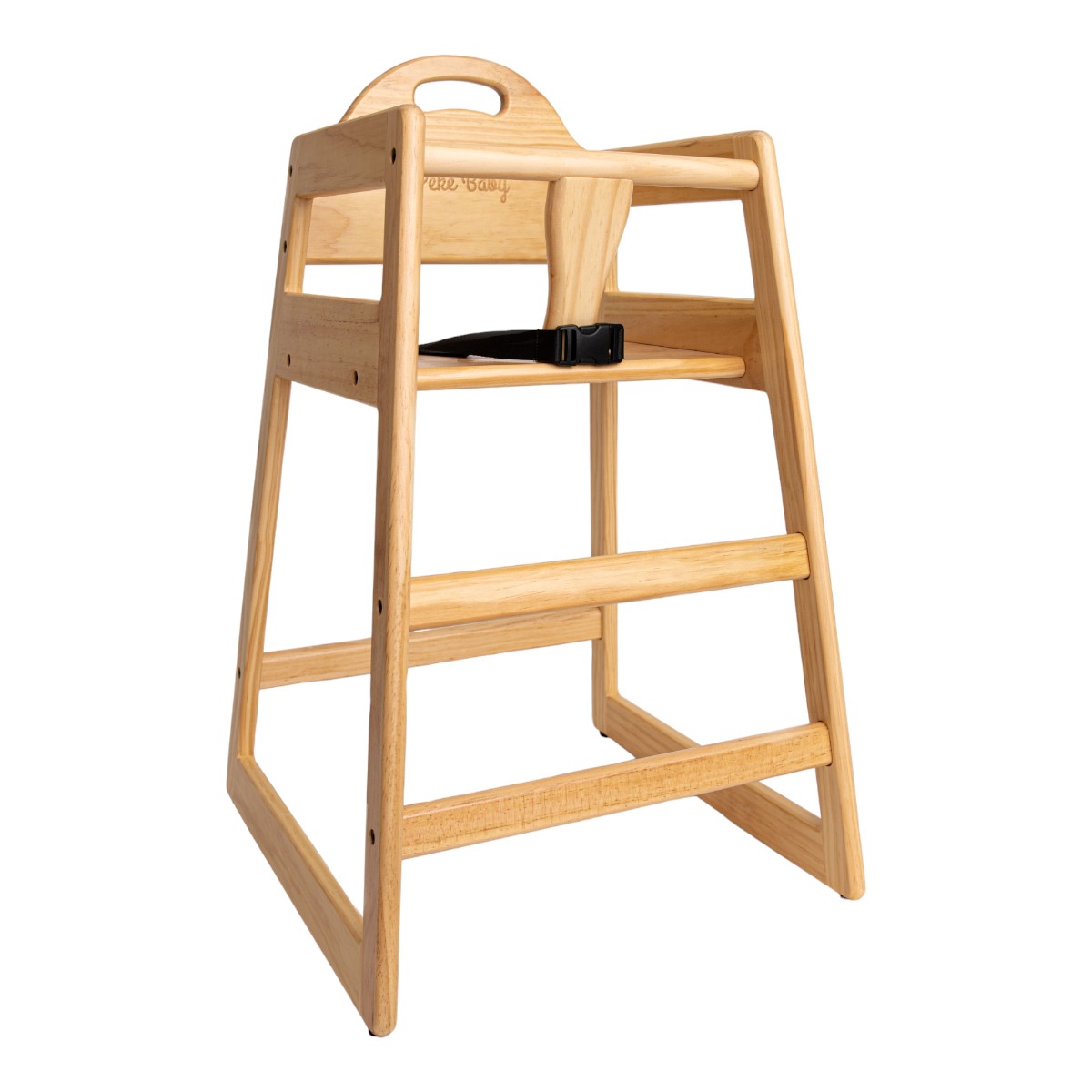 Silla Periquera De Madera Color Natural Peke Baby