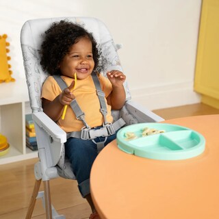 Foto 2 | Silla Periquera Para Bebé Bright Starts Baby Con Plato Twist