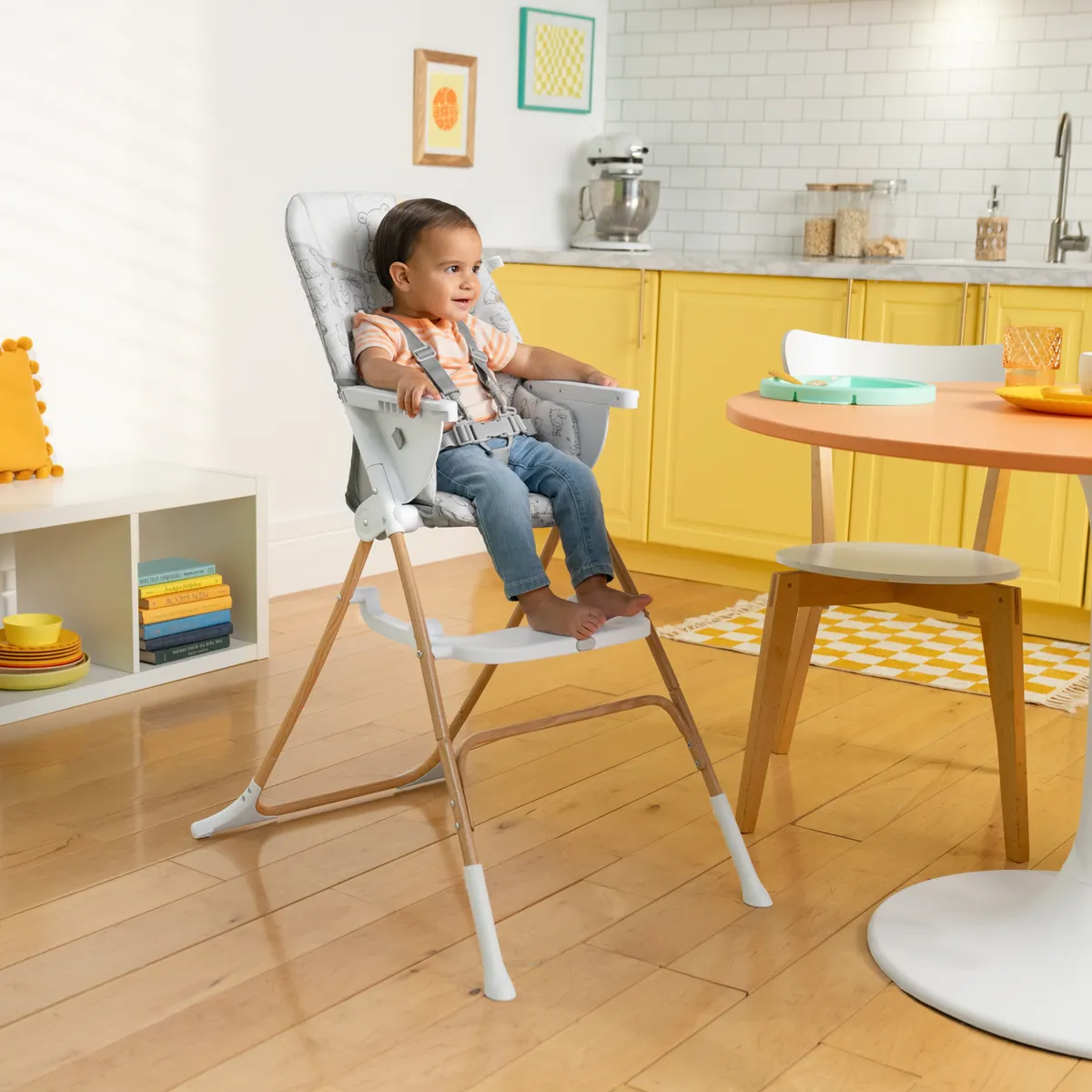 Foto 5 pulgar | Silla Periquera Para Bebé Bright Starts Baby Con Plato Twist