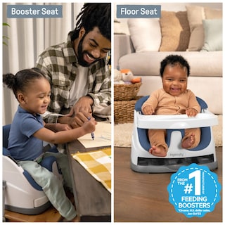 Foto 2 | Asiento De Suelo Con Alimentación Elevadora Y Asiento De Suelo Ingenuity Baby Base 2 En 1 - Venta Internacional.