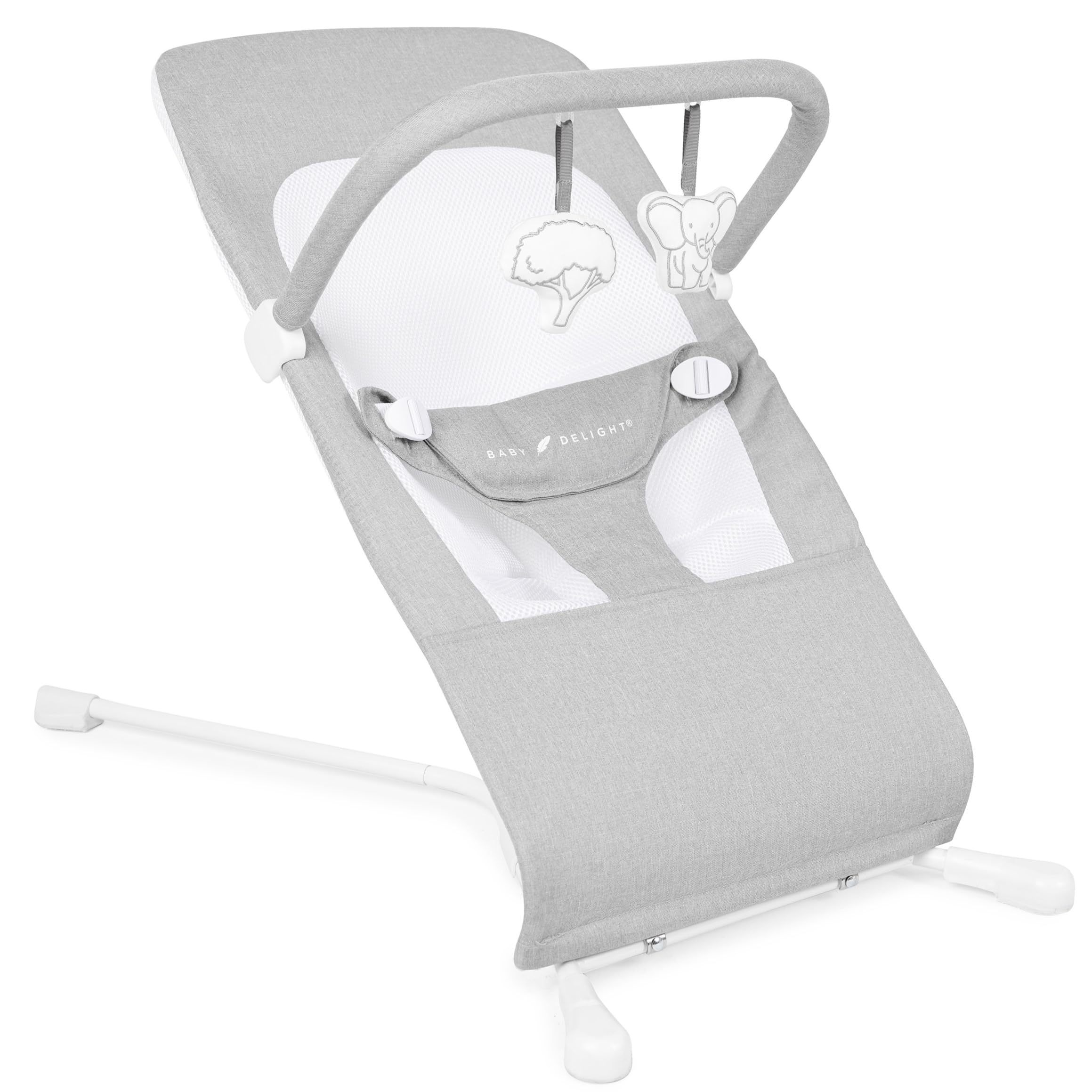 Foto 1 | Baby Bouncer Baby Delight Highland Para Bebés De 0 A 6 Meses, Color Gris - Venta Internacional.