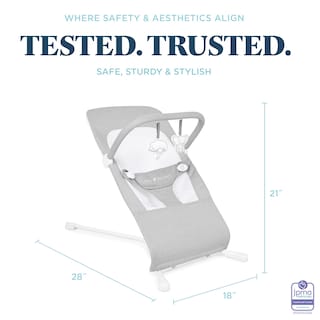 Foto 4 | Baby Bouncer Baby Delight Highland Para Bebés De 0 A 6 Meses, Color Gris - Venta Internacional.
