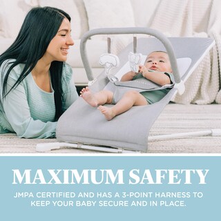 Foto 5 | Baby Bouncer Baby Delight Highland Para Bebés De 0 A 6 Meses, Color Gris - Venta Internacional.