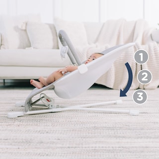 Foto 6 | Baby Bouncer Baby Delight Highland Para Bebés De 0 A 6 Meses, Color Gris - Venta Internacional.