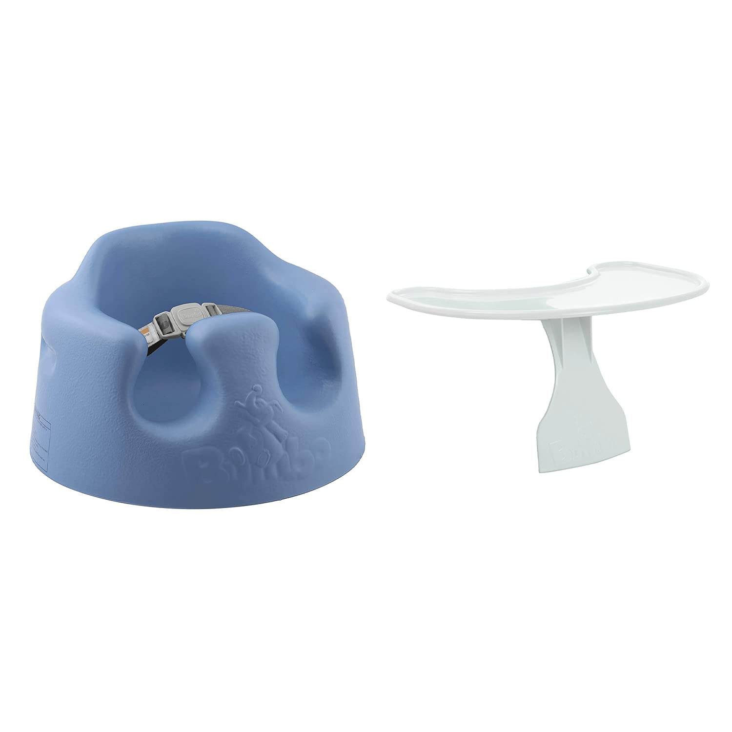 Foto 2 pulgar | Asiento De Suelo Para Bebé Bumbo Con Bandeja, Color Azul Claro - Venta Internacional.