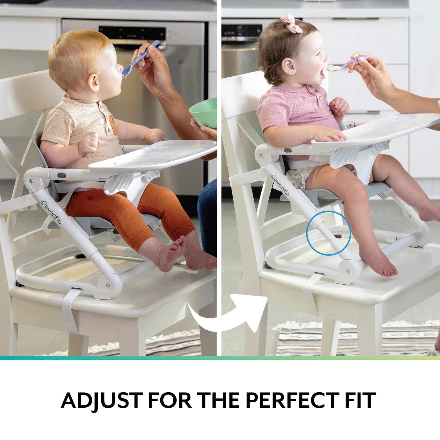 Foto 6 pulgar | Silla Elevadora Evenflo Eat & Go 2 En 1 Portátil Plegable - Venta Internacional.