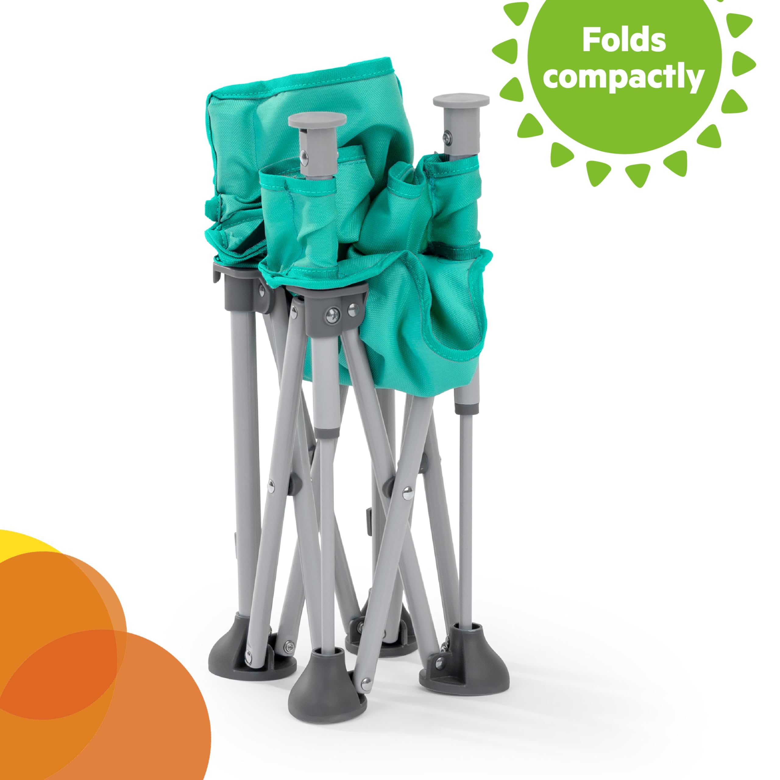 Foto 5 | Amplificador Portátil Bright Starts Pop 'n Sit Teal 6m-3y - Venta Internacional.