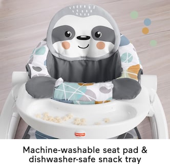 Foto 3 | Silla Portátil Para Bebés Fisher-price Sit-me-up Con Asiento De Suelo Sloth - Venta Internacional.