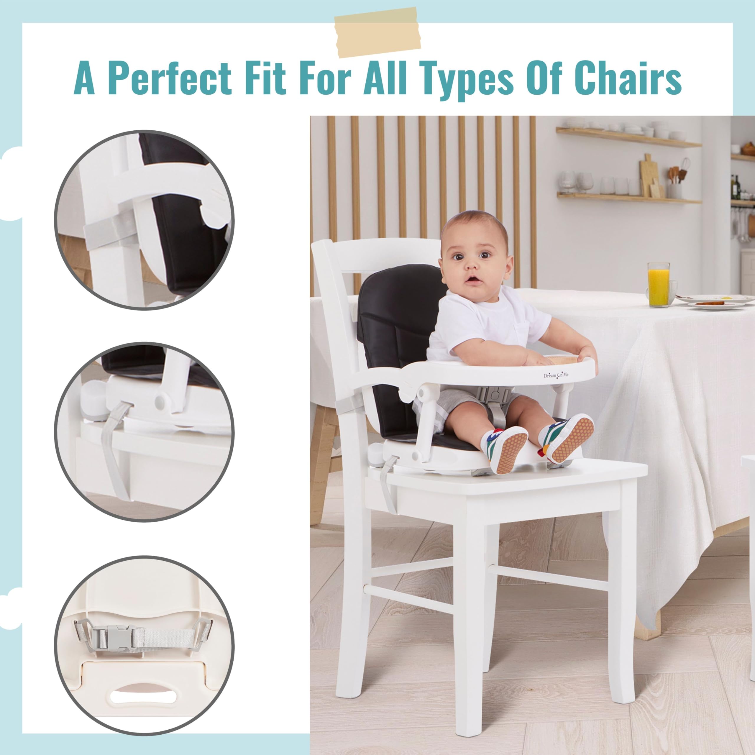 Foto 6 pulgar | Asiento Elevador Dream On Me Munch N Go Para Mesa De Comedor - Venta Internacional.