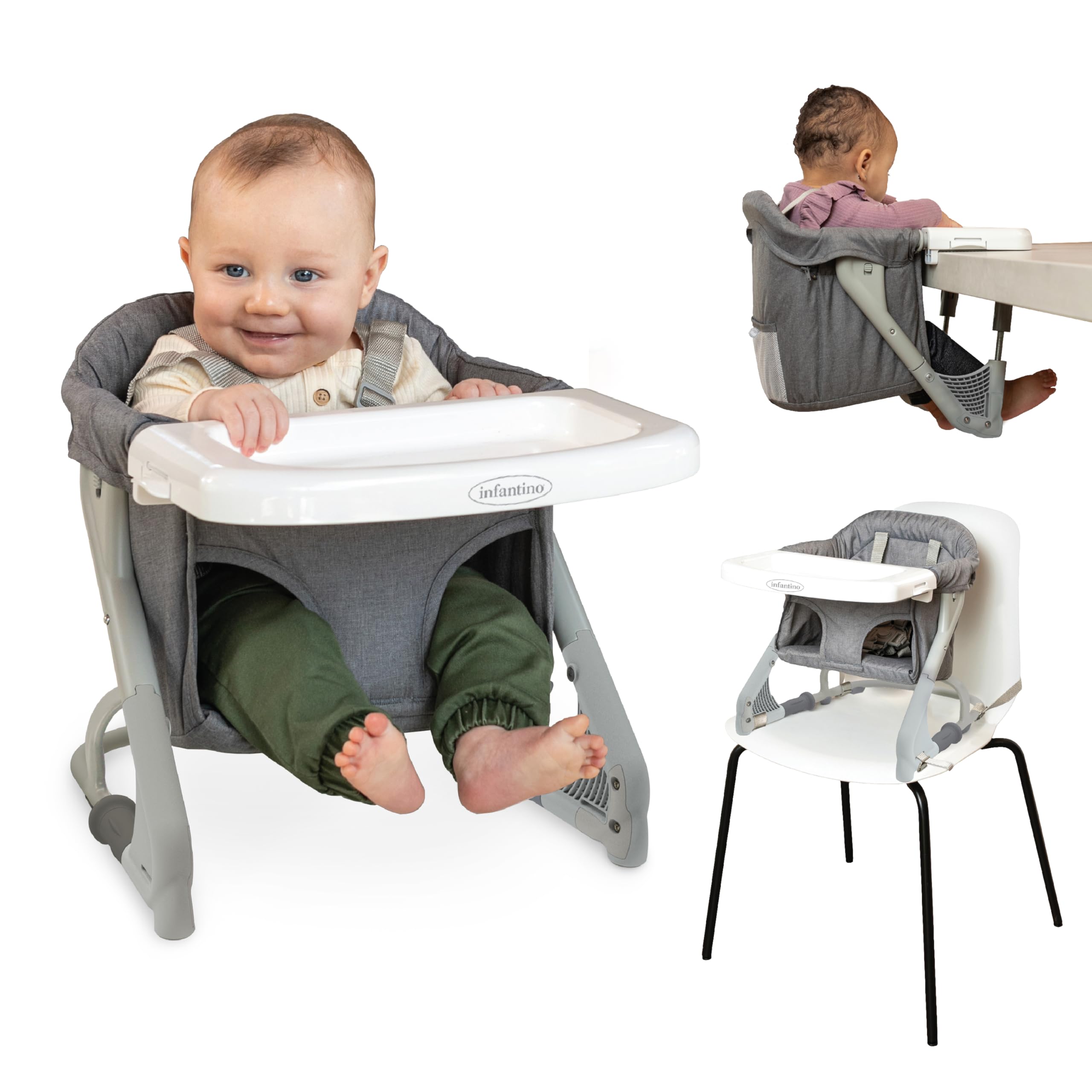 Foto 2 pulgar | Travel Booster Infantino: Lo Mejor Para Llevar, Gris - Venta Internacional.