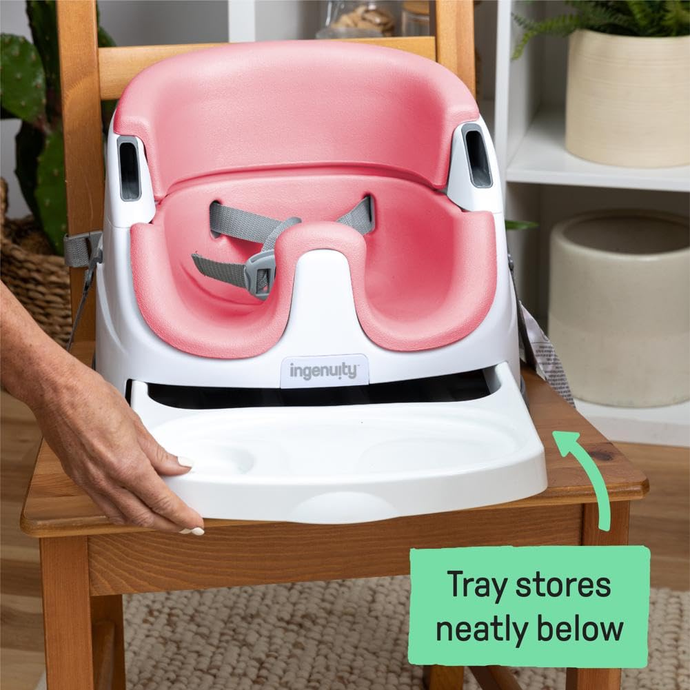 Foto 6 pulgar | Asiento De Suelo Con Alimentación Elevadora Y Asiento De Suelo Ingenuity Baby Base 2 En 1 - Venta Internacional.