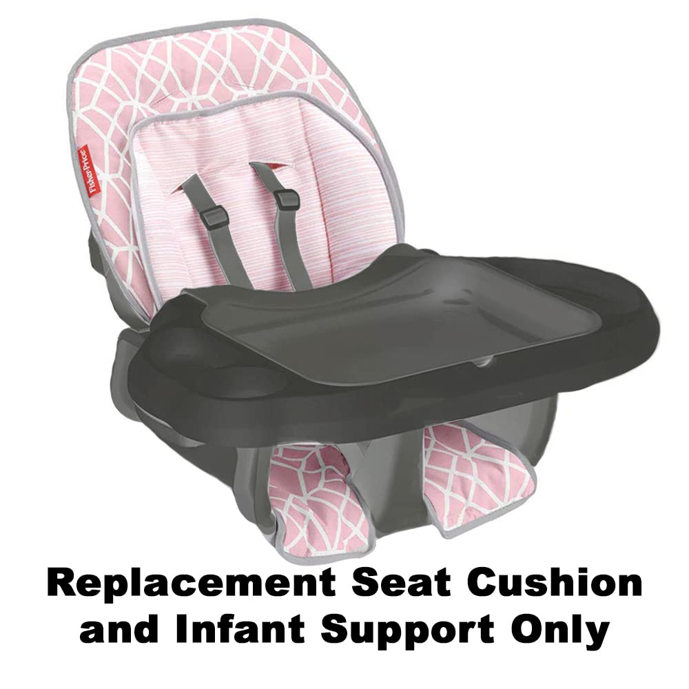 Foto 5 pulgar | Trona De Repuesto Pad Fisher-price Gdk25 Que Ahorra Espacio, Color Rosa - Venta Internacional.