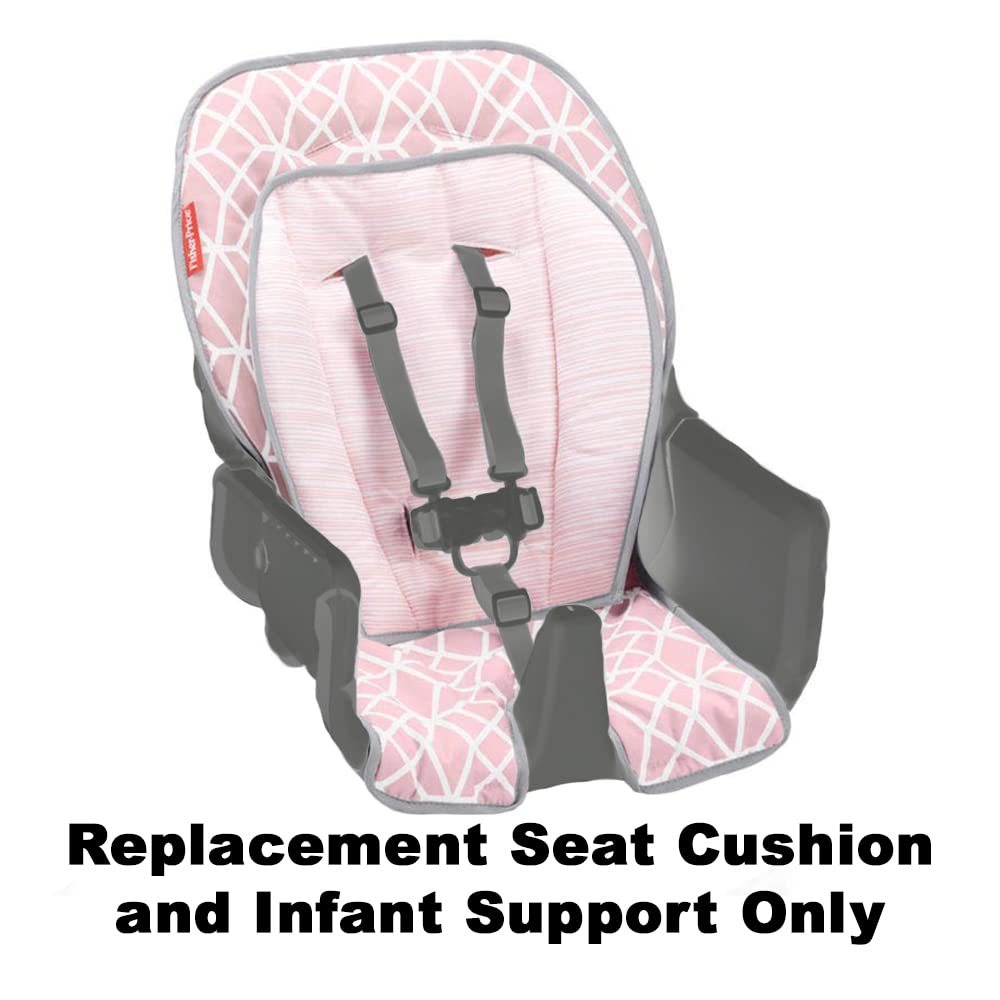 Foto 6 pulgar | Trona De Repuesto Pad Fisher-price Gdk25 Que Ahorra Espacio, Color Rosa - Venta Internacional.
