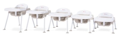 Foto 4 | Silla De Alimentación Foundations Secure Sitter 13 Con Bandeja, Color Blanco/marrón - Venta Internacional.