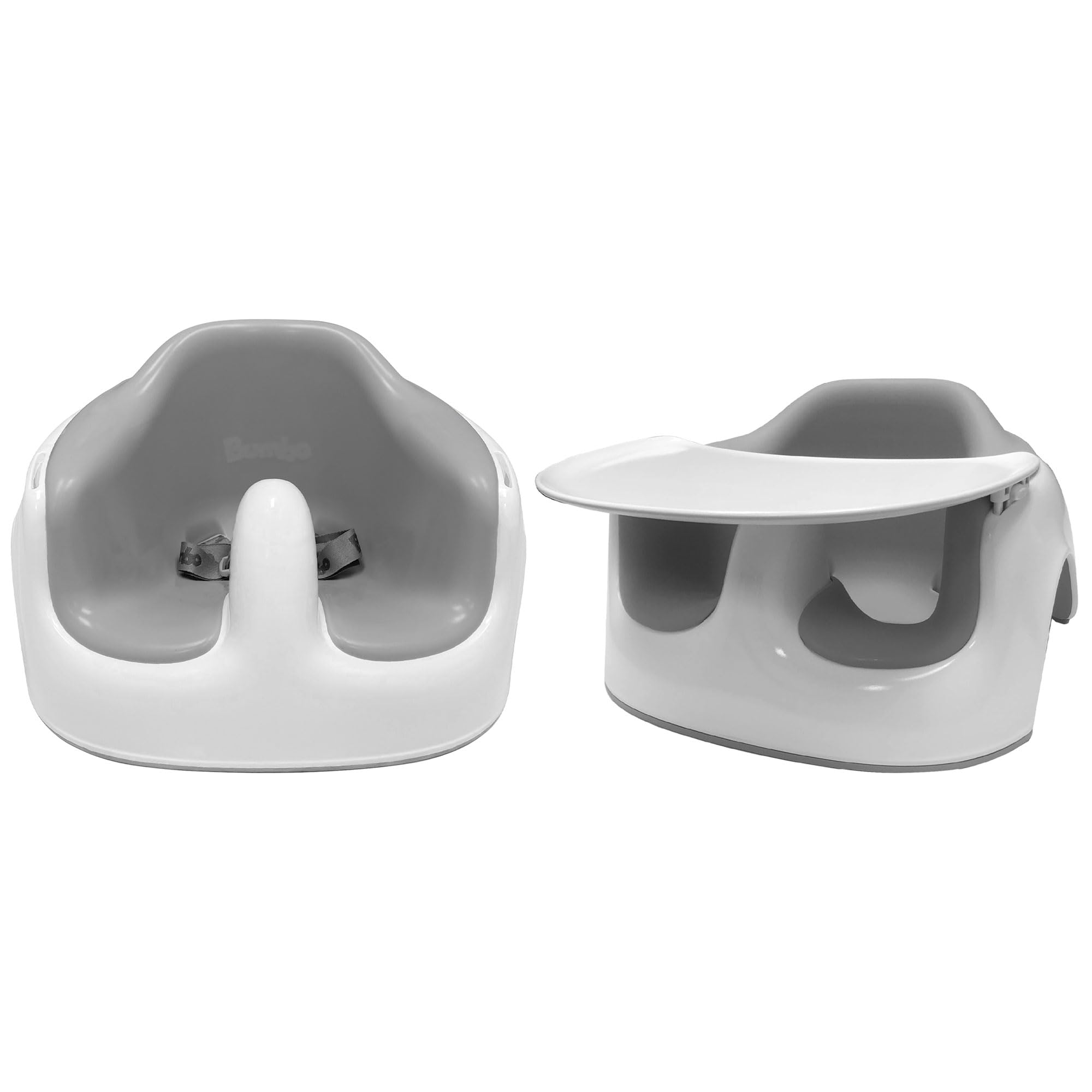 Foto 1 | Asiento De Suelo Para Bebé Bumbo Lite Cool Grey Con Bandeja De 3 A 12 Meses - Venta Internacional.
