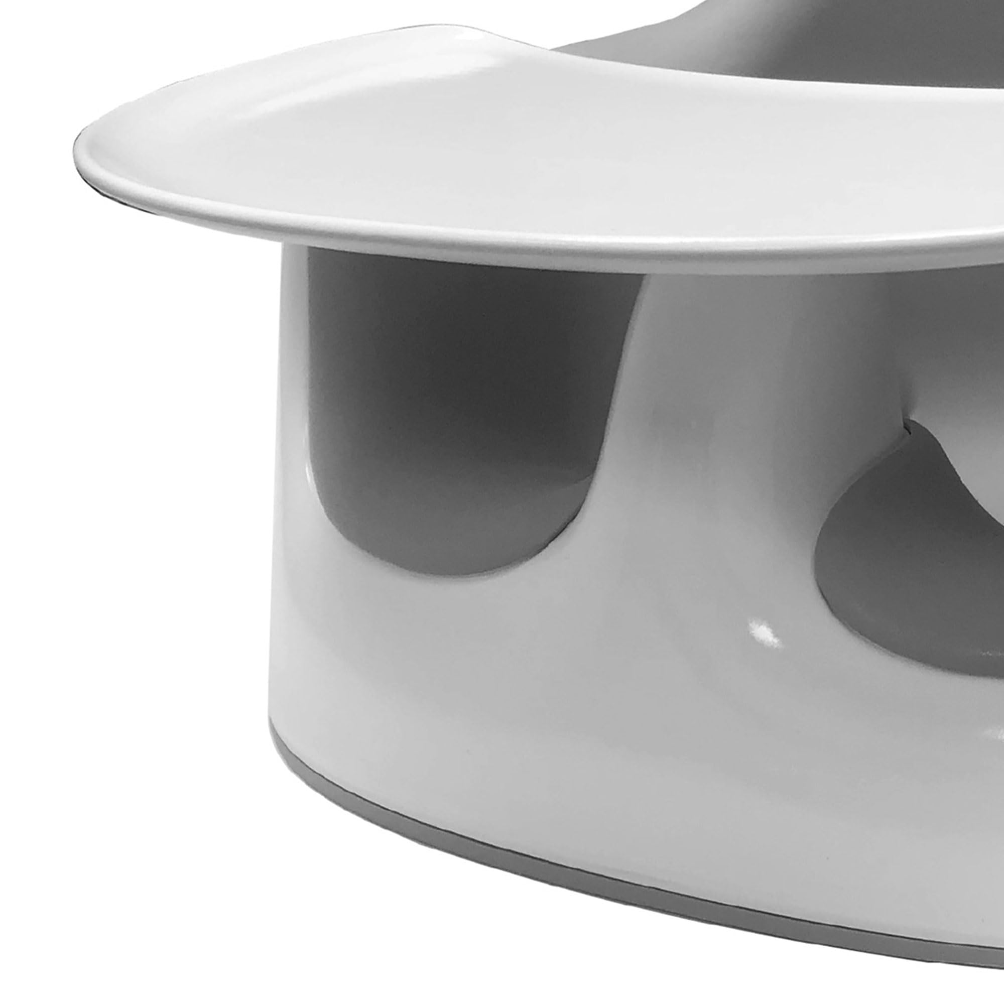 Foto 6 | Asiento De Suelo Para Bebé Bumbo Lite Cool Grey Con Bandeja De 3 A 12 Meses - Venta Internacional.