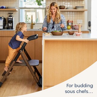 Foto 5 | Taburete Kitchen Tower Add-on Ergobaby Evolve De Madera Oscura - Venta Internacional.