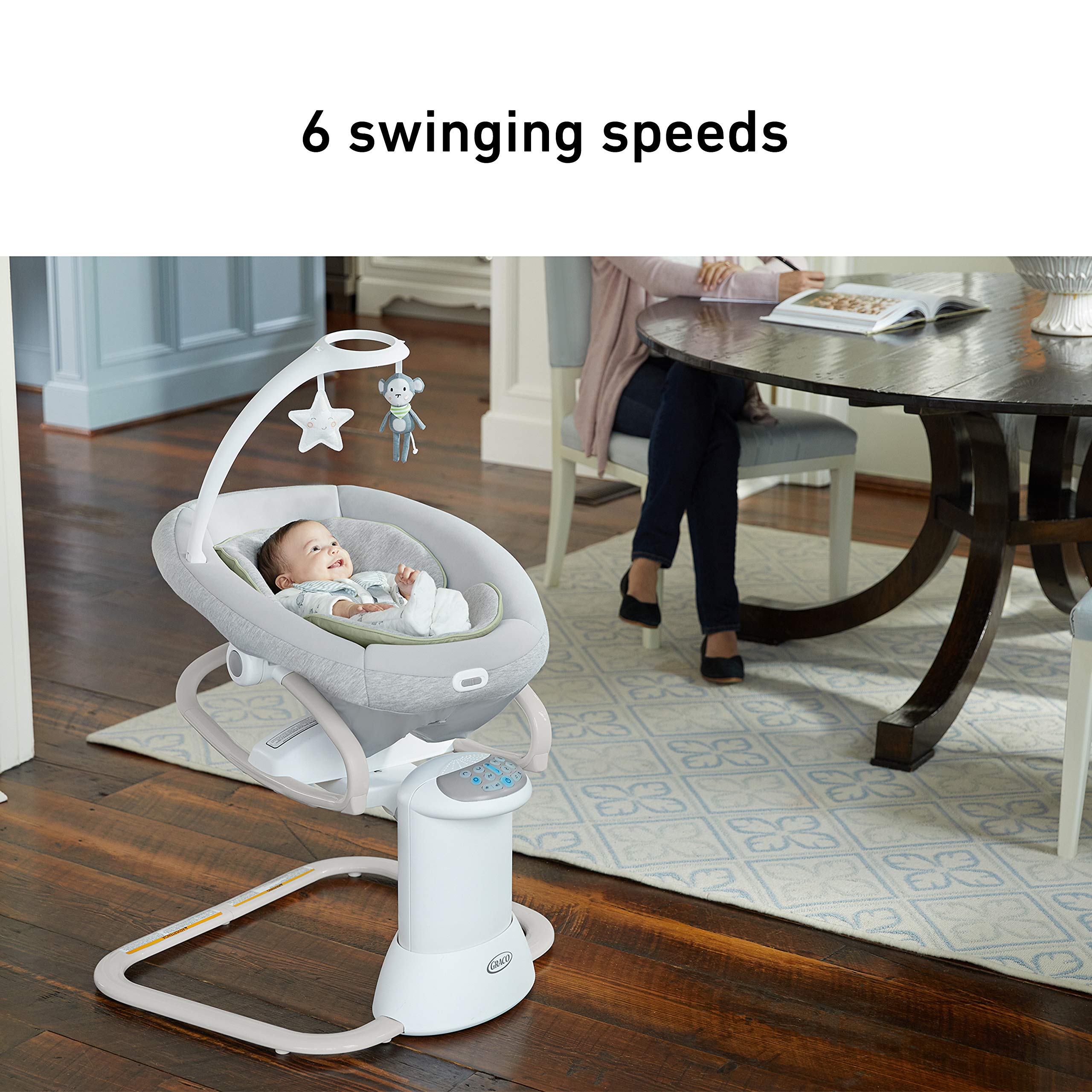 Foto 5 pulgar | Baby Swing Graco Soothe My Way Con Balancín Extraíble Madden - Venta Internacional.