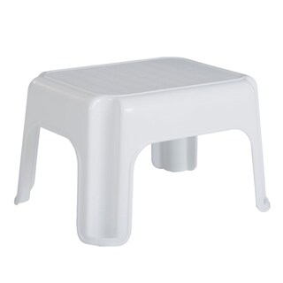 Foto 1 | Taburete Rubbermaid De Plástico Blanco De 24 Cm De Altura Para Niños Y Adultos - Venta Internacional.