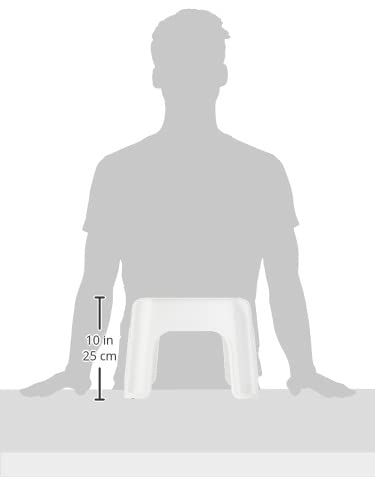 Foto 4 pulgar | Taburete Rubbermaid De Plástico Blanco De 24 Cm De Altura Para Niños Y Adultos - Venta Internacional.