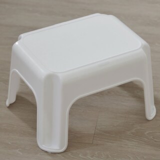 Foto 5 | Taburete Rubbermaid De Plástico Blanco De 24 Cm De Altura Para Niños Y Adultos - Venta Internacional.