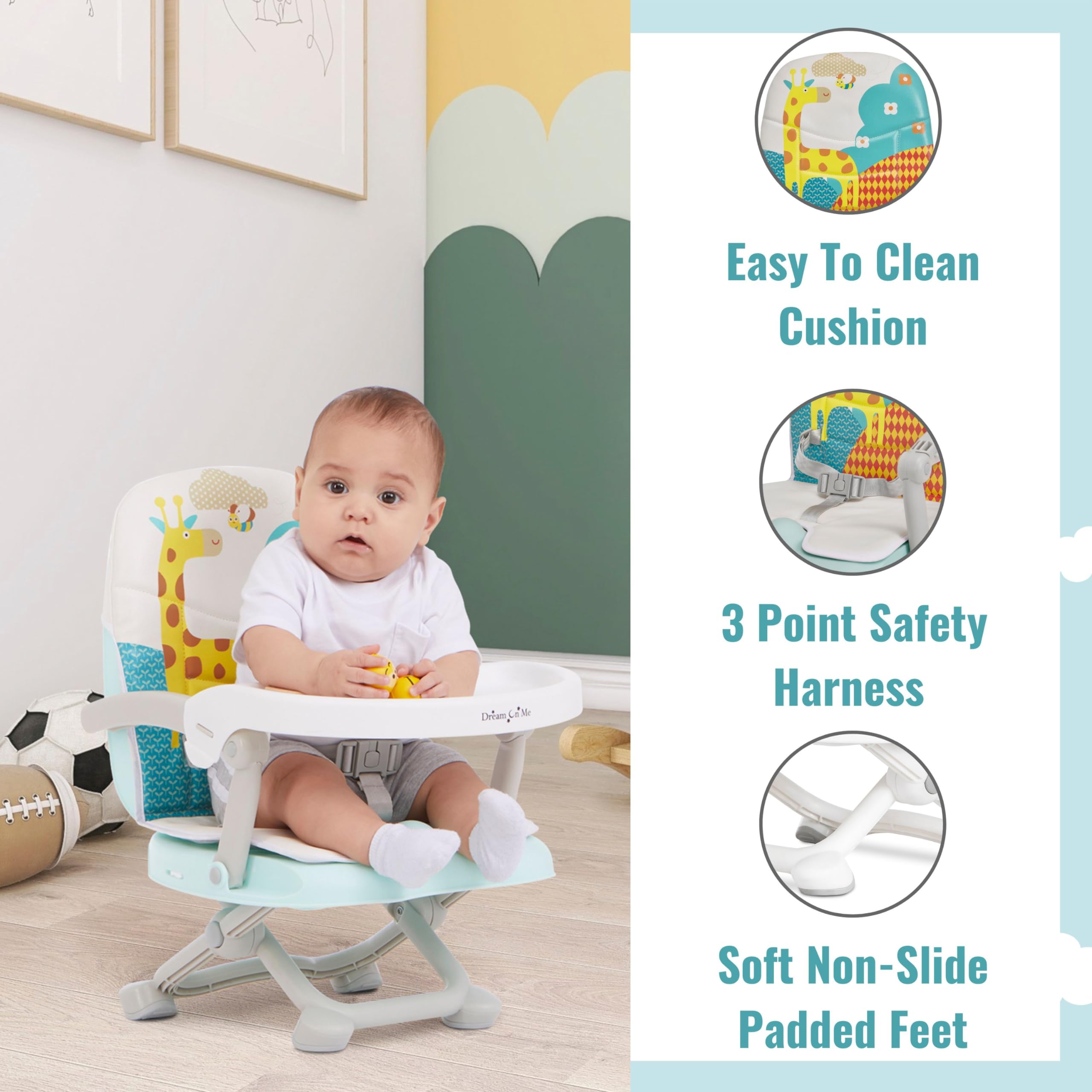 Foto 4 pulgar | Asiento Elevador Dream On Me Munch N Go Para Mesa De Comedor - Venta Internacional.