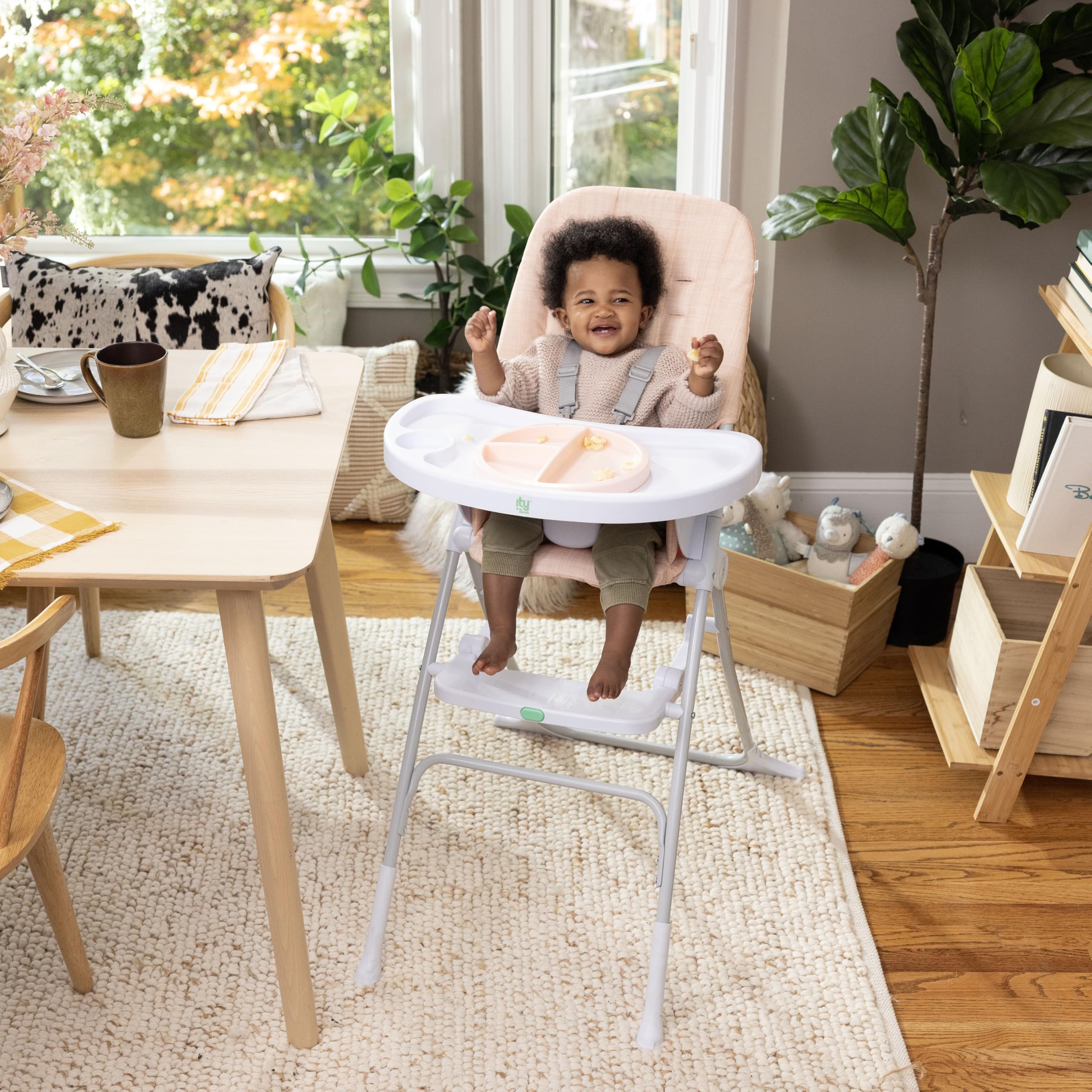 Foto 3 pulgar | Trona Plegable Compacta Ingenuity City Sun Valley Pink - Venta Internacional.