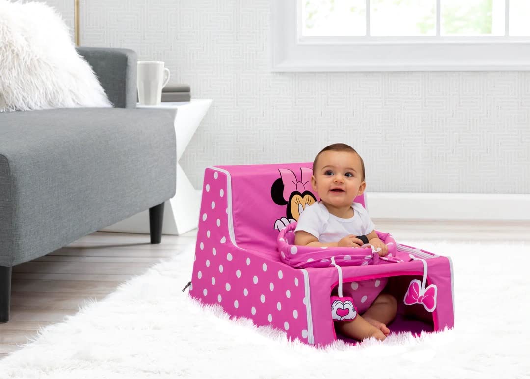 Foto 3 pulgar | Asiento De Actividad Delta Children Disney Minnie Mouse Babies - Venta Internacional.