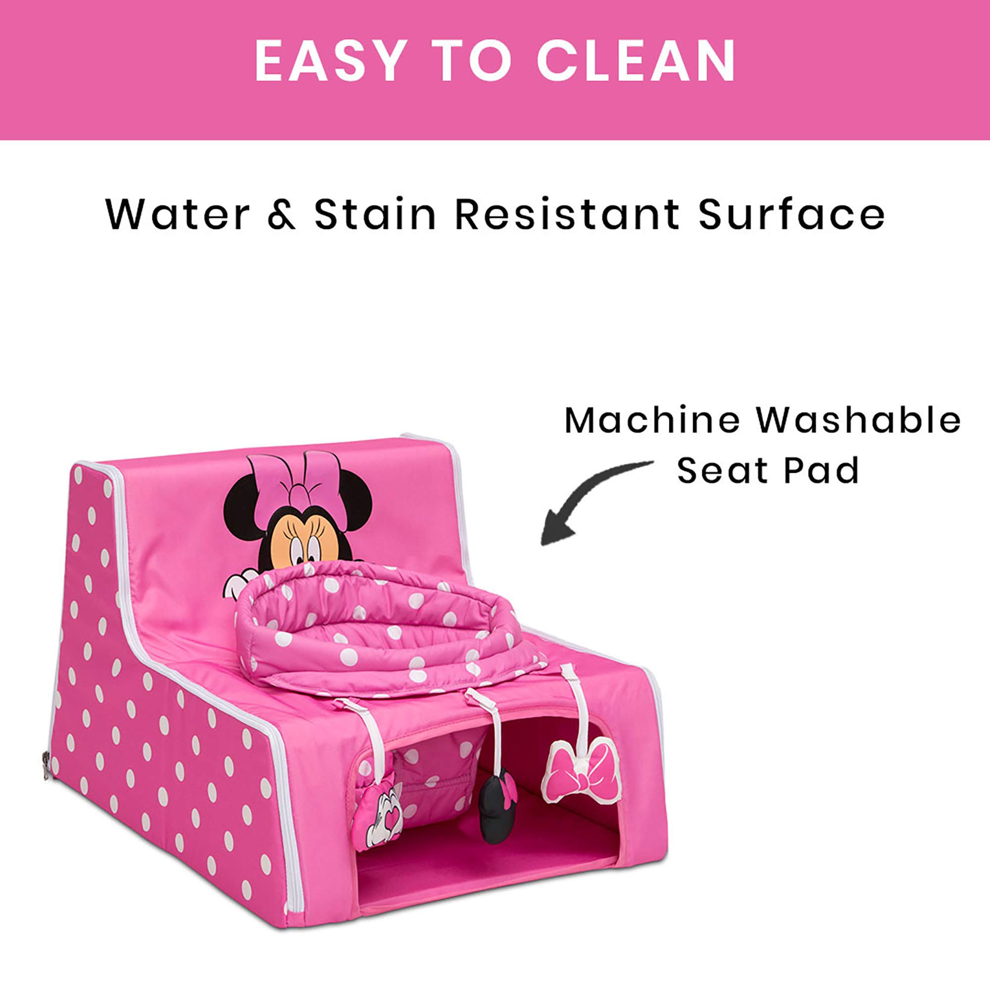 Foto 4 pulgar | Asiento De Actividad Delta Children Disney Minnie Mouse Babies - Venta Internacional.