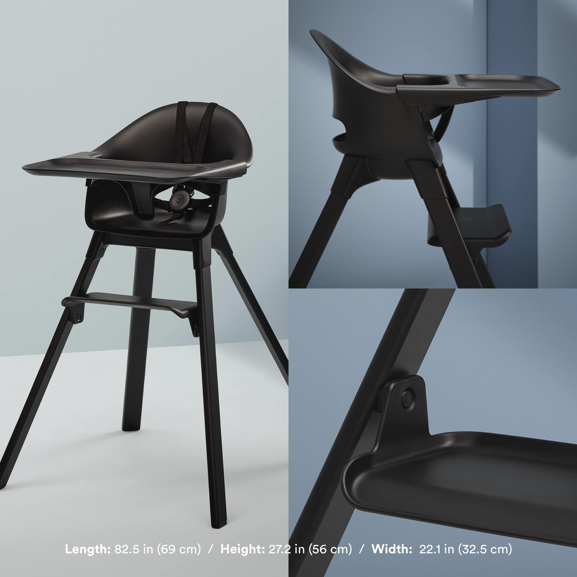 Foto 6 pulgar | Trona Stokke Clikk Midnight Con Bandeja Y Arnés De 6 A 36 M - Venta Internacional.