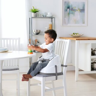 Foto 6 | Asiento De Alimentación Elevador Ingenuity Baby Base 2 En 1, Pizarra - Venta Internacional.