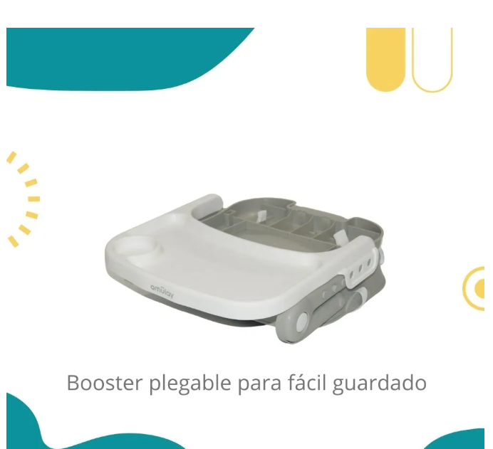 Foto 4 | Silla Periquera Bebe Alta Plegable Portatil 3 En 1