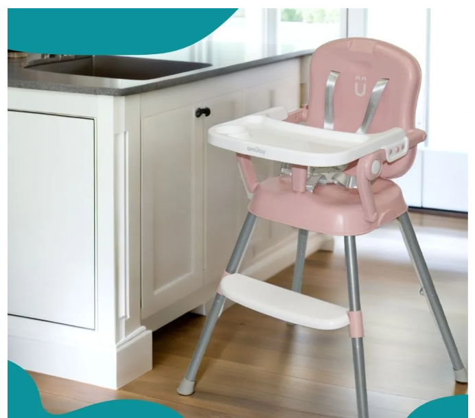 Foto 5 | Silla Periquera Bebe Alta Plegable Portatil 3 En 1