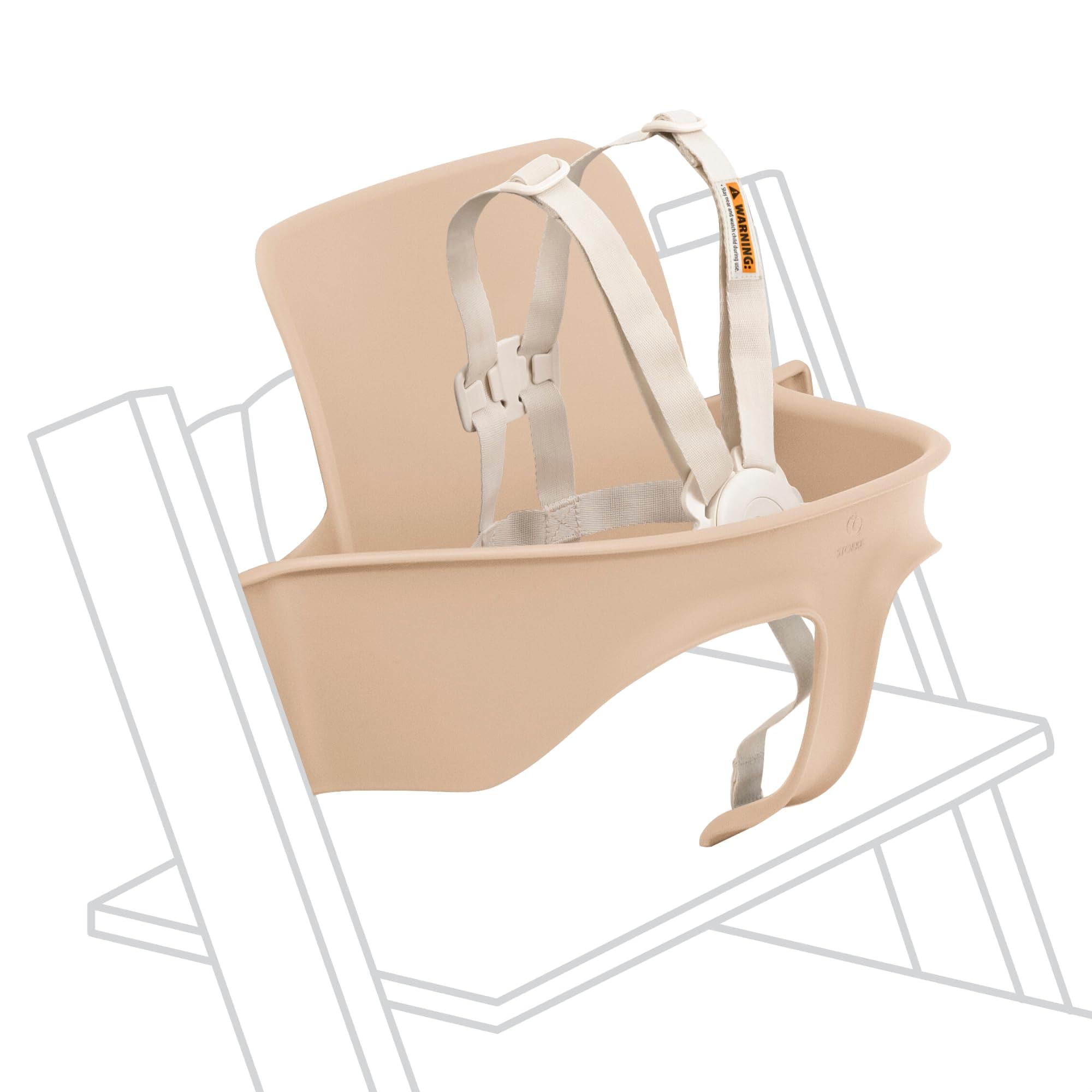 Juego De Tronas Stokke Tripp Trapp Para Bebés, 2 Naturales, De 6 A 36 Meses - Venta Internacional. $3,637