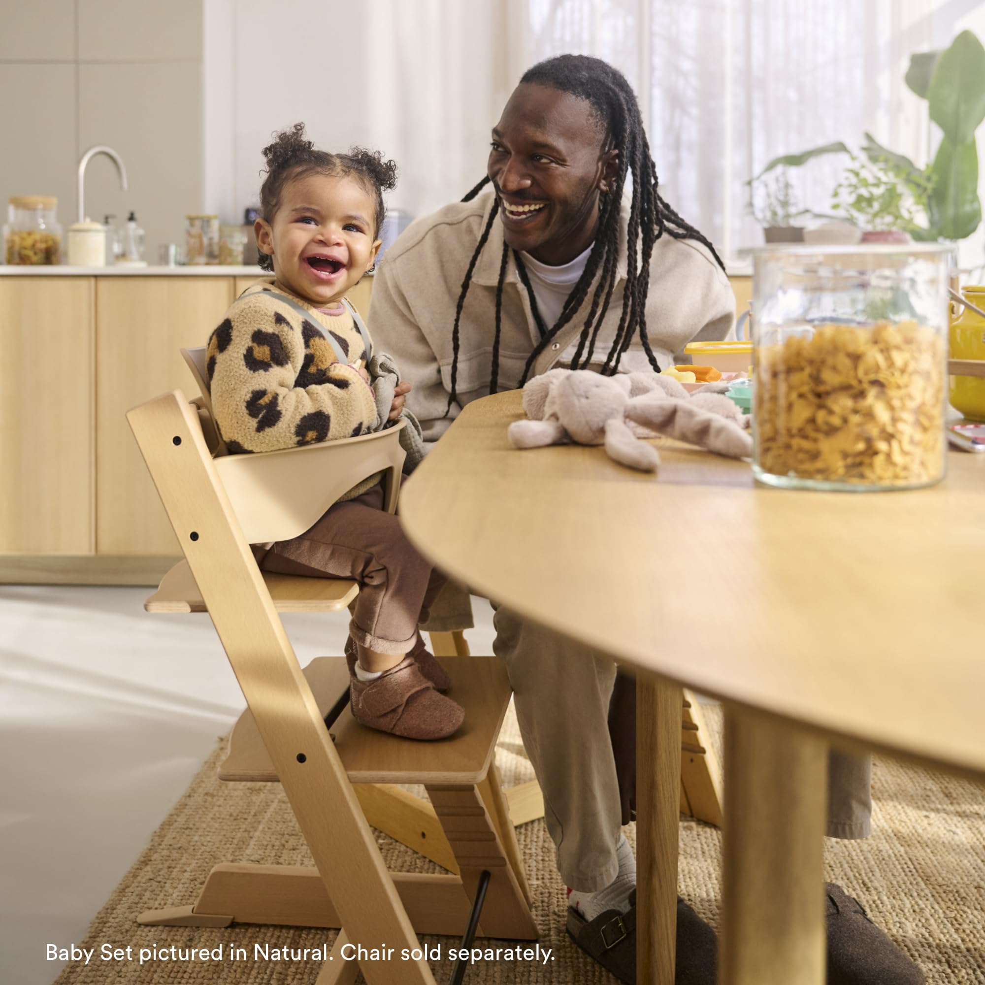 Foto 5 | Set De 2 Sillas Altas Stokke Tripp Trapp Para Bebés De 6 A 36 Meses, Color Blanco - Venta Internacional.