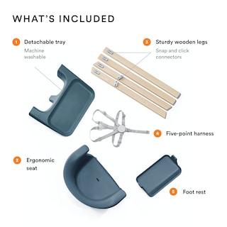 Foto 3 | Trona Stokke Clikk Fjord Blue, Todo En Uno, 6-36 M/15 Kg - Venta Internacional.