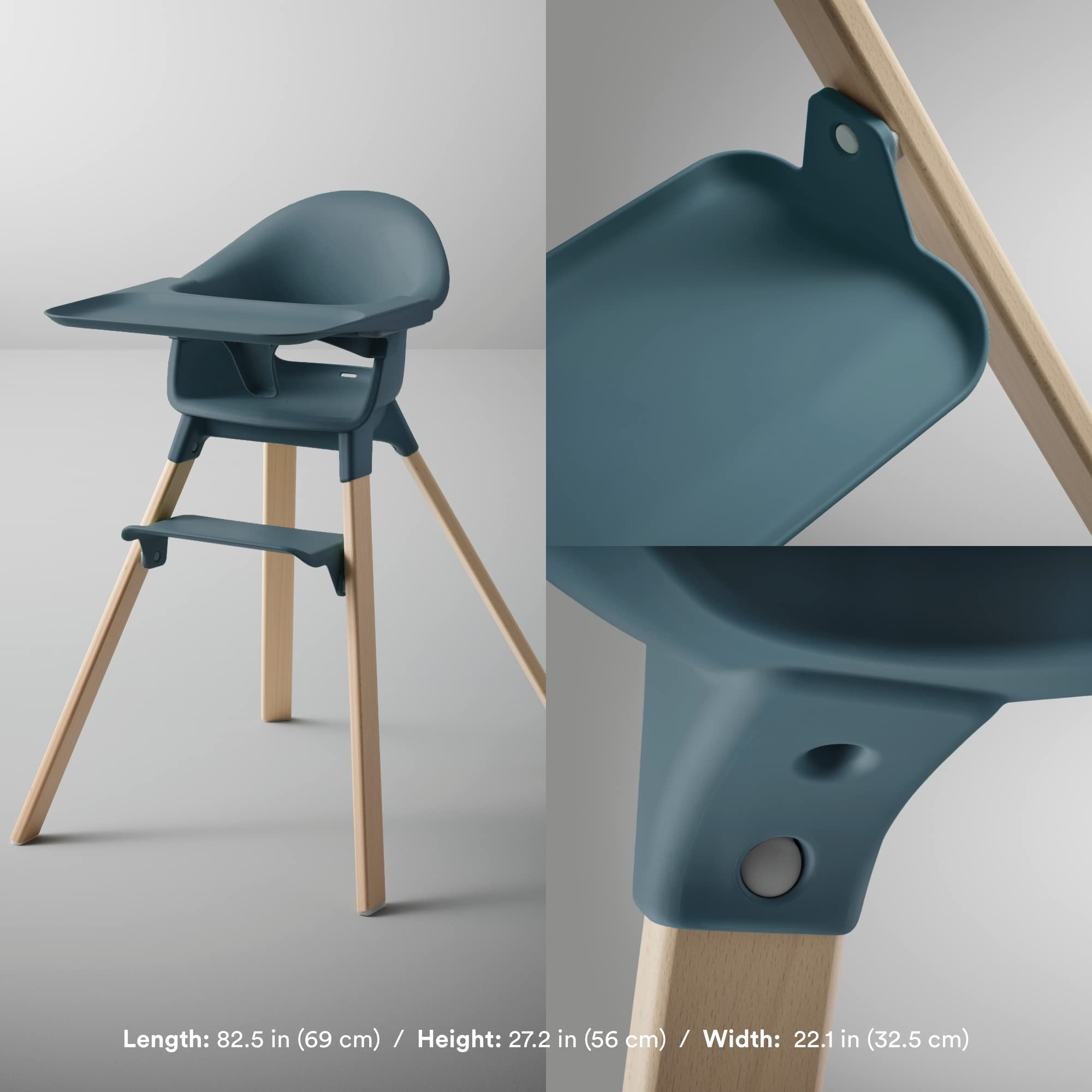 Foto 5 | Trona Stokke Clikk Fjord Blue, Todo En Uno, 6-36 M/15 Kg - Venta Internacional.