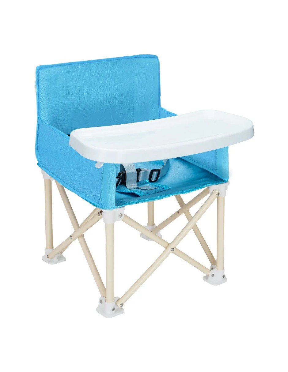 Periquera Para Bebe Portatil Azul Claro