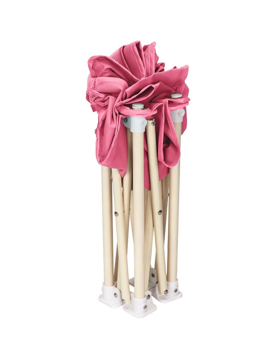 Foto 4 | Periquera Para Bebe Portatil Plegable Ajustable Rosa
