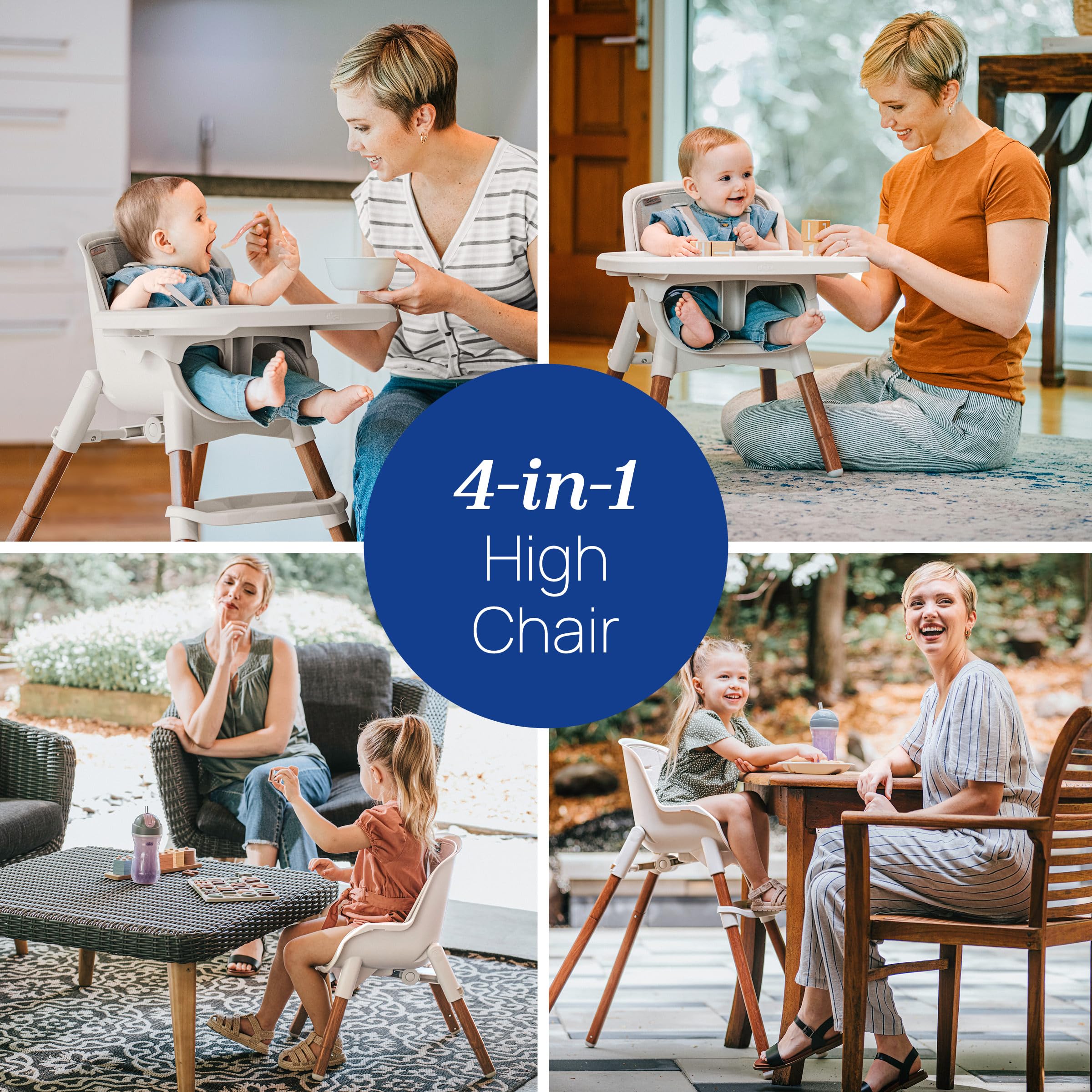 Foto 2 | Trona Chicco Zest™ Le 4 En 1 Plegable Con Alimentación De 60 Kg - Venta Internacional.