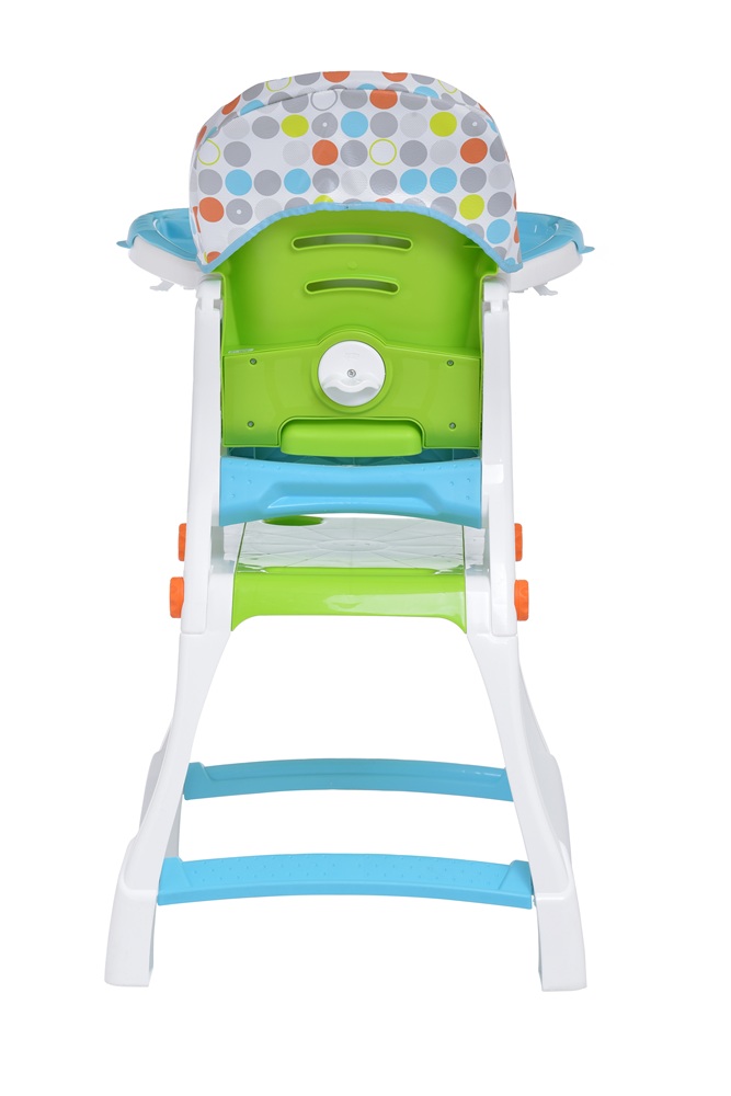 Foto 5 pulgar | Silla Alta Para Bebé Prinsel Kinder City Círculos Unisex Gris/multicolor Convertible A Escritorio