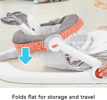 Foto 5 | Silla Portátil Para Bebés Fisher-price Sit-me-up Con Bandeja Para Aperitivos - Venta Internacional.
